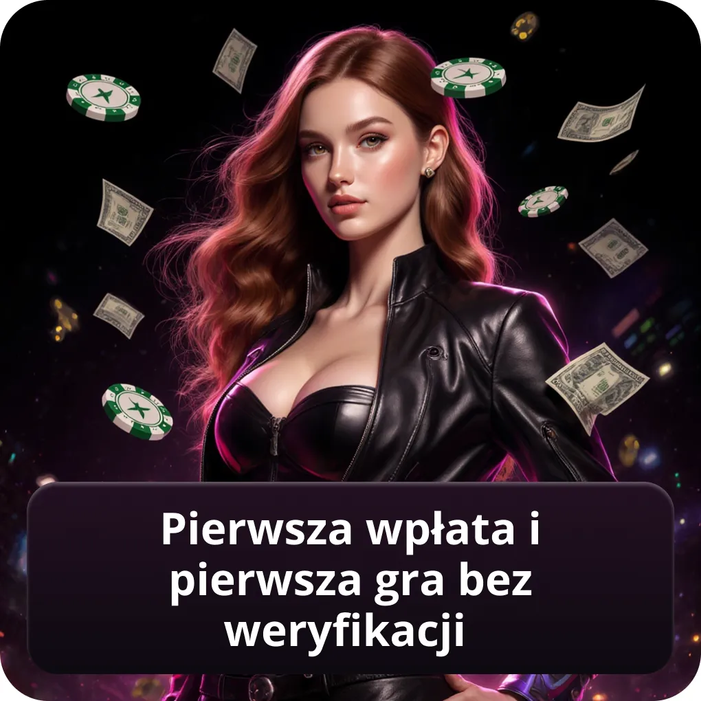Pierwsza wpłata i pierwsza gra bez weryfikacji